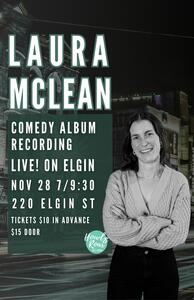 Laura McLean Live Comedy Album Recording