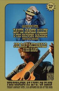 An Evening with David James Allen & Joe Ray McDonald